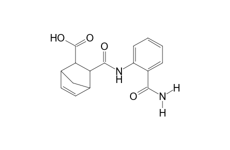 3-[(o-carbamoylphenyl)carbamoyl]-5-norbornene-2-carboxylic acid