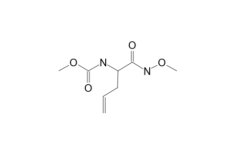 2-[(METHOXYCARBONYL)-AMINO]-N-METHOXY-4-PENTENAMIDE