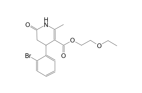 2-Ethoxyethyl 4-(2-bromophenyl)-6-methyl-2-oxidanylidene-3,4-dihydro-1H-pyridine-5-carboxylate
