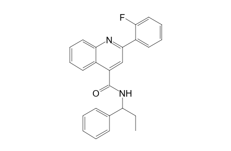 N-(1'-Phenylpropyl)-2-(2'-fluorophenyl)quinoline-4-carboxamide