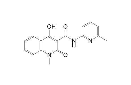 4-Hydroxy-1-methyl-N-(6-methyl-2-pyridinyl)-2-oxo-1,2-dihydro-3-quinolinecarboxamide
