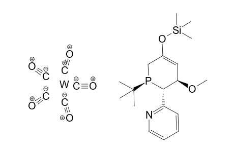 Pentacarbonyl-[1-(t-butyl)-6-(2'-pyridyl)-5-methoxy-3-(trimethylsilyloxy)-1-phosphacyclohex-3-ene]-tungstene