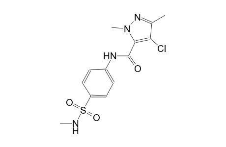 4-chloro-1,3-dimethyl-N-{4-[(methylamino)sulfonyl]phenyl}-1H-pyrazole-5-carboxamide