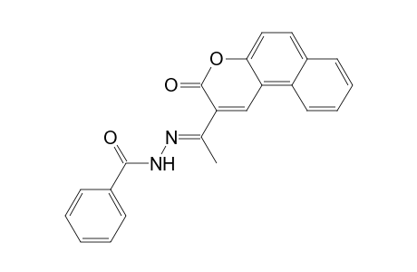 N'-[(E)-1-(3-Oxo-3H-benzo[f]chromen-2-yl)ethylidene]benzohydrazide