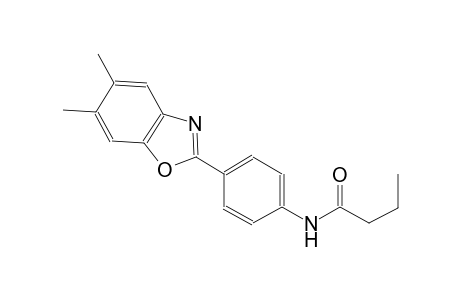 butanamide, N-[4-(5,6-dimethyl-2-benzoxazolyl)phenyl]-