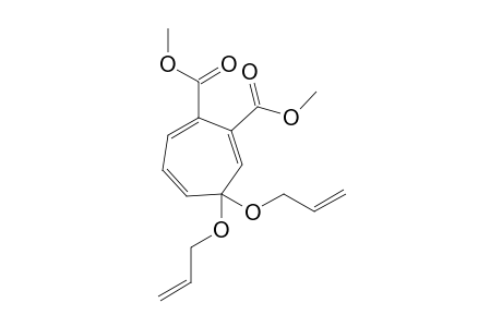 7,7-Diallyloxy-2,3-bis(methoxycarbonyl)cyclohepta-1,3,5-triene