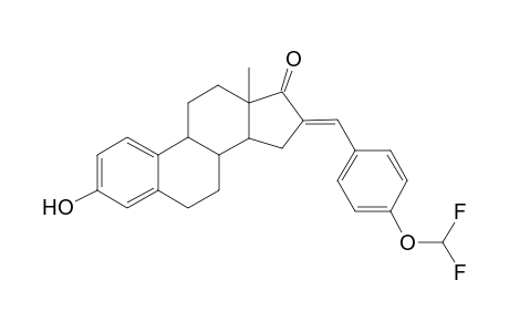 (16E)-16-[4-(difluoromethoxy)benzylidene]-3-hydroxy-13-methyl-6,7,8,9,11,12,14,15-octahydrocyclopenta[a]phenanthren-17-one
