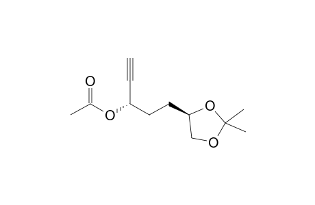(3S,6R)-3-Acetoxy-6,7-isopropylidenedioxyhept-1-yne