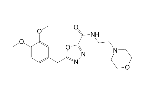 1,3,4-oxadiazole-2-carboxamide, 5-[(3,4-dimethoxyphenyl)methyl]-N-[2-(4-morpholinyl)ethyl]-