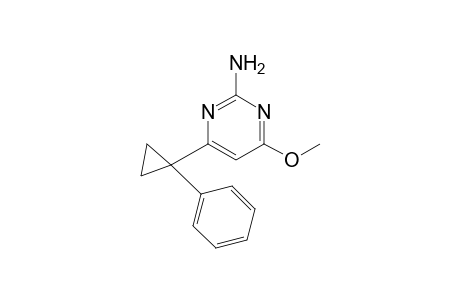 2-Amino-4-methoxy-6-(phenylcyclopropyl)pyrimidine