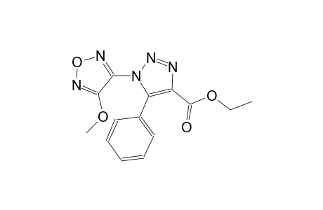 1-(4-Methoxy-furazan-3-yl)-5-phenyl-1H-[1,2,3]triazole-4-carboxylic acid ethyl ester