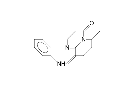 (Z)-9-(Phenylamino-methylene)-6-methyl-6,7,8,9-tetrahydro-4H-pyrido(1,2-A)pyrimidin-4-one