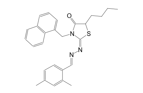 2,4-dimethylbenzaldehyde [(2E)-5-butyl-3-(1-naphthylmethyl)-4-oxo-1,3-thiazolidin-2-ylidene]hydrazone