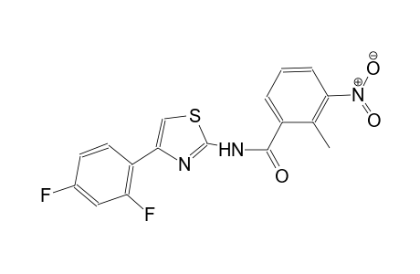 N-[4-(2,4-difluorophenyl)-1,3-thiazol-2-yl]-2-methyl-3-nitrobenzamide