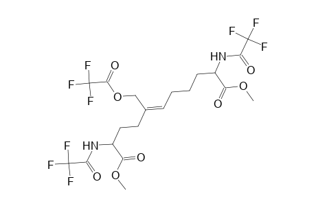 5-Undecenedioic acid, 2,10-bis[(trifluoroacetyl)amino]-5-[[(trifluoroacetyl)oxy]methyl]-, dimethyl ester