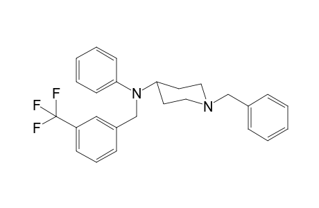 1-Benzyl-N-([3-(trifluoromethyl)phenyl]methyl)piperidin-4-amine