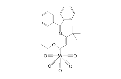 Pentacarbonyl (2Z)-3-[(diphenylmethylene)amino]- 1-ethoxy-4,4-dimethyl-2-pentenylidene] tungsten