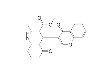 3-quinolinecarboxylic acid, 1,4,5,6,7,8-hexahydro-2-methyl-5-oxo-4-(4-oxo-4H-1-benzopyran-3-yl)-, methyl ester