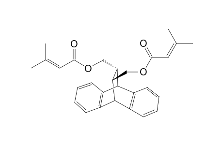 (11R,12R)-9,10-dihydro-9,10-ethano anthracene-11,12-dimethyl bis((E)-3-methyl-2-butenoate)