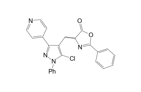 4-(5-Chloro-1-phenyl-3-pyridin-4-yl-1H-pyrazol-4-ylmethylene)-2-phenyl-4H-oxazol-5-one