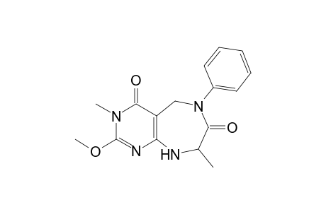 2-Methoxy-3,8-dimethyl-6-phenyl-5,6,8,9-tetrahydro-3H-pyrimido[4,5-e][1,4]diazepine-4,7-dione