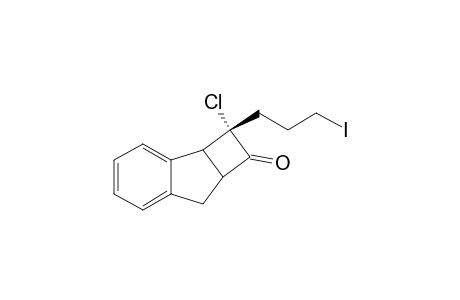 (1RS,5RS,7SR)-2,3-Benzo-7-(3'-iodopropyl)-7chlorobicyclo[3.2.0]heptan-6-one