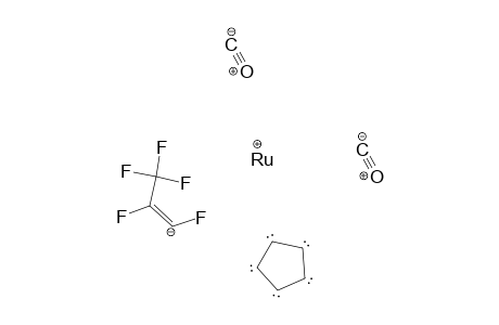 Ruthenium, dicarbonyl(.eta.5-2,4-cyclopentadien-1-yl)(1,2,3,3,3-pentafluoro-1-propenyl)-