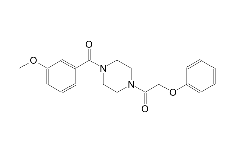 piperazine, 1-(3-methoxybenzoyl)-4-(phenoxyacetyl)-