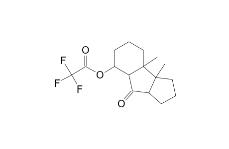 4-(Trifluoroacetoxy)-8,9-dimethyltricyclo[7.3.0.0(3,8)]dodecan-2-one