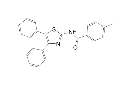 N-(4,5-diphenyl-1,3-thiazol-2-yl)-4-methylbenzamide