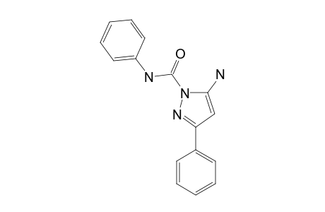 5-amino-N,3-di(phenyl)pyrazole-1-carboxamide