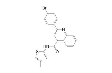 2-(4-bromophenyl)-N-(4-methyl-1,3-thiazol-2-yl)-4-quinolinecarboxamide