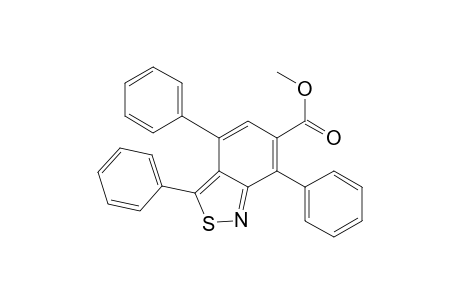 2,1-Benzisothiazole-6-carboxylic acid, 3,4,7-triphenyl-, methyl ester