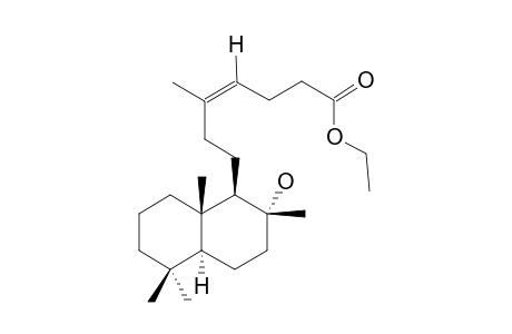 (Z)-15-(2-Carbethoxymethyl)-labd-13-en-8.alpha.-ol