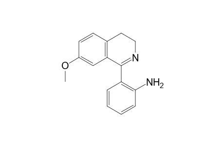 7-Methoxy-1-(2-aminophenyl)-3,4-dihydroisoquinoline