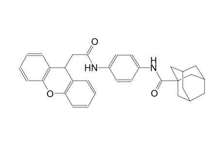 9H-xanthene-9-acetamide, N-[4-[(tricyclo[3.3.1.1~3,7~]dec-1-ylcarbonyl)amino]phenyl]-