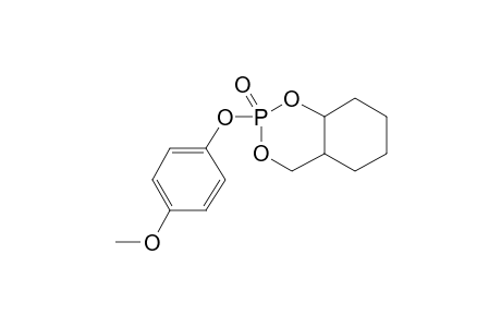 2-PARA-METHOXYPHENOXY-2-OXO-TRANS-5,6-TETRAMETHYLENE-1,3,2-DIOXAPHOSPHORINANE,2-PARA-METHOXYPHENOXY-1,3-DIOXA-2-PHOSPHA-TRANS-DECALIN-2-ONE