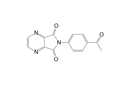 5H-pyrrolo[3,4-b]pyrazine-5,7(6H)-dione, 6-(4-acetylphenyl)-