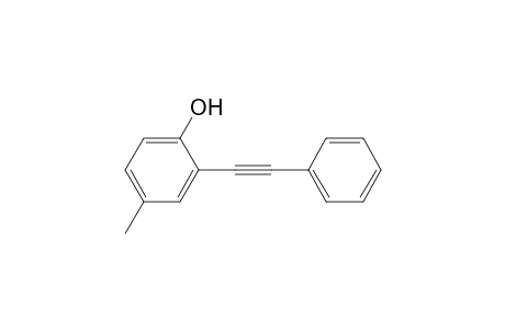 p-Methyl-o-(phenylethynyl)phenol