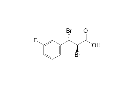 anti-(2R,3S)-2,3-Dibromo-3-(3-fluorophenyl)propanoic acid