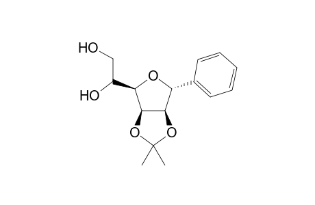 (R)-1-((3aS,4R,6R,6a)-2,2-Dimethyl-6-phenyl-tetrahydrofuro-[3,4-d][1,3]dioxol-4-yl)ethane-1,2-diol
