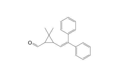 3-(2,2-Diphenylvinyl)-2,2-dimethyl-1-cyclopropanecarbaldehyde