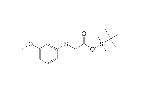 2-[(3-Methoxyphenyl)sulfanyl]acetic acid, tert-butyldimethylsilyl ester