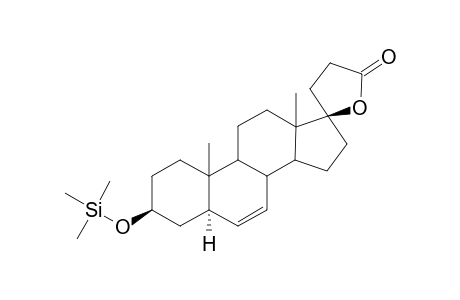 3.beta.,17.beta.,dihydroxy-5.alpha.-pregn-6-ene-21-carboxylic acid .gamma.-lactone TMS