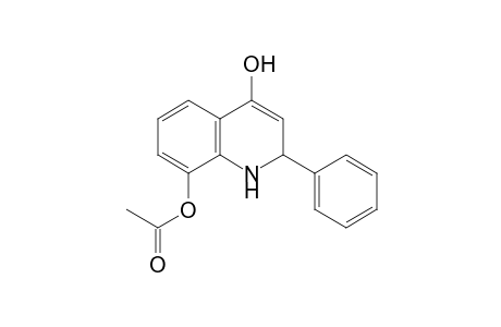 Acetic acid 4-hydroxy-2-phenyl-1,2-dihydro-quinolin-8-yl ester