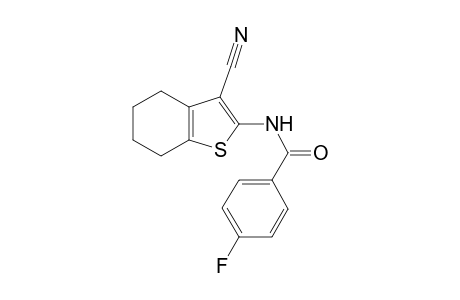 N-(3-Cyano-4,5,6,7-tetrahydro-1-benzothien-2-yl)-4-fluorobenzamide
