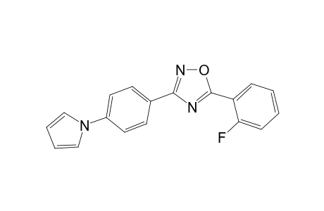 5-(2-Fluorophenyl)-3-[4-(1H-pyrrol-1-yl)phenyl]-1,2,4-oxadiazole