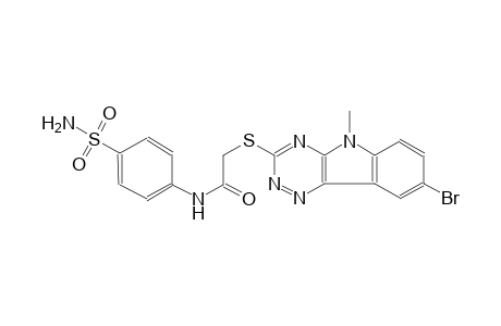 acetamide, N-[4-(aminosulfonyl)phenyl]-2-[(8-bromo-5-methyl-5H-[1,2,4]triazino[5,6-b]indol-3-yl)thio]-
