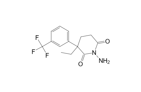 2,6-Piperidinedione, 1-amino-3-ethyl-3-[3-(trifluoromethyl)phenyl]-