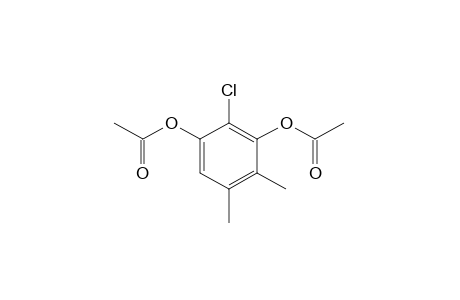 2-CHLORO-4,5-DIMETHYLRESORCINOL, DIACETATE